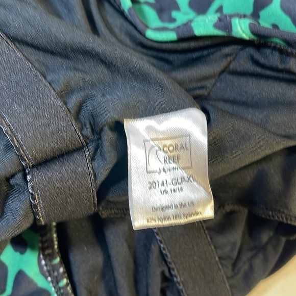 Coral Reef XL High-Waisted Bikini Set - Picture 5 of 13